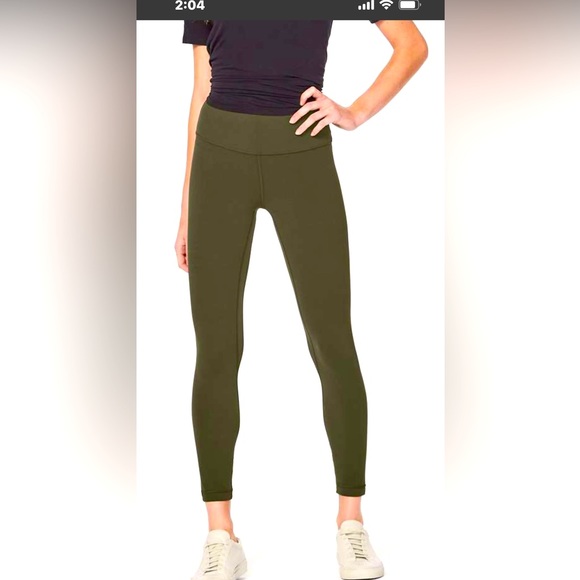 lululemon athletica Pants - Lululemon Align II 25” Dark Olive Leggings